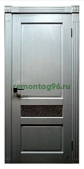 Дверь остеклённая массив сосны Трио ДГО2